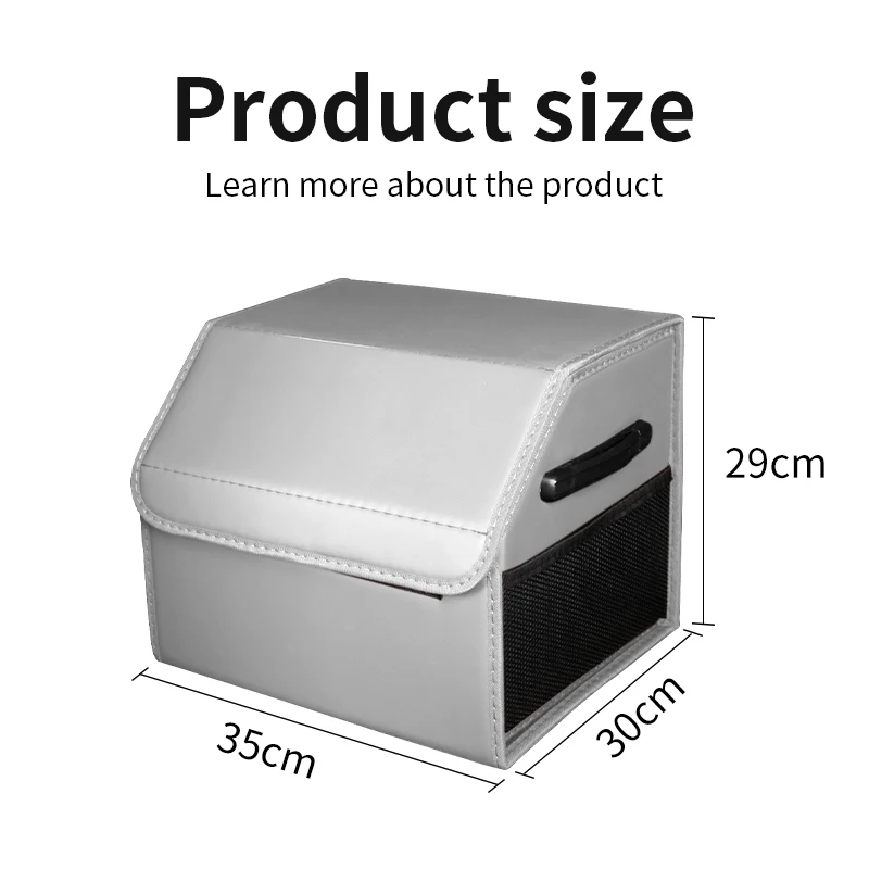

Small Foldable Storage Box With Lid And Dust Protection For Dodge Charger/Challenger/Viper/Durango/Hornet/Journey/Nitro CarTrunk