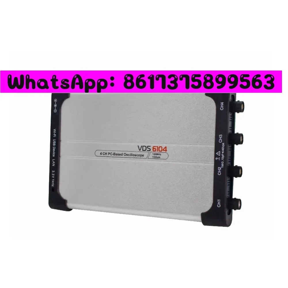70 MHz/100 Mhz 8 Bits Handheld Por USB 10 M Redcord Length VDS 6074/VDS 6104 Digital Meter 4