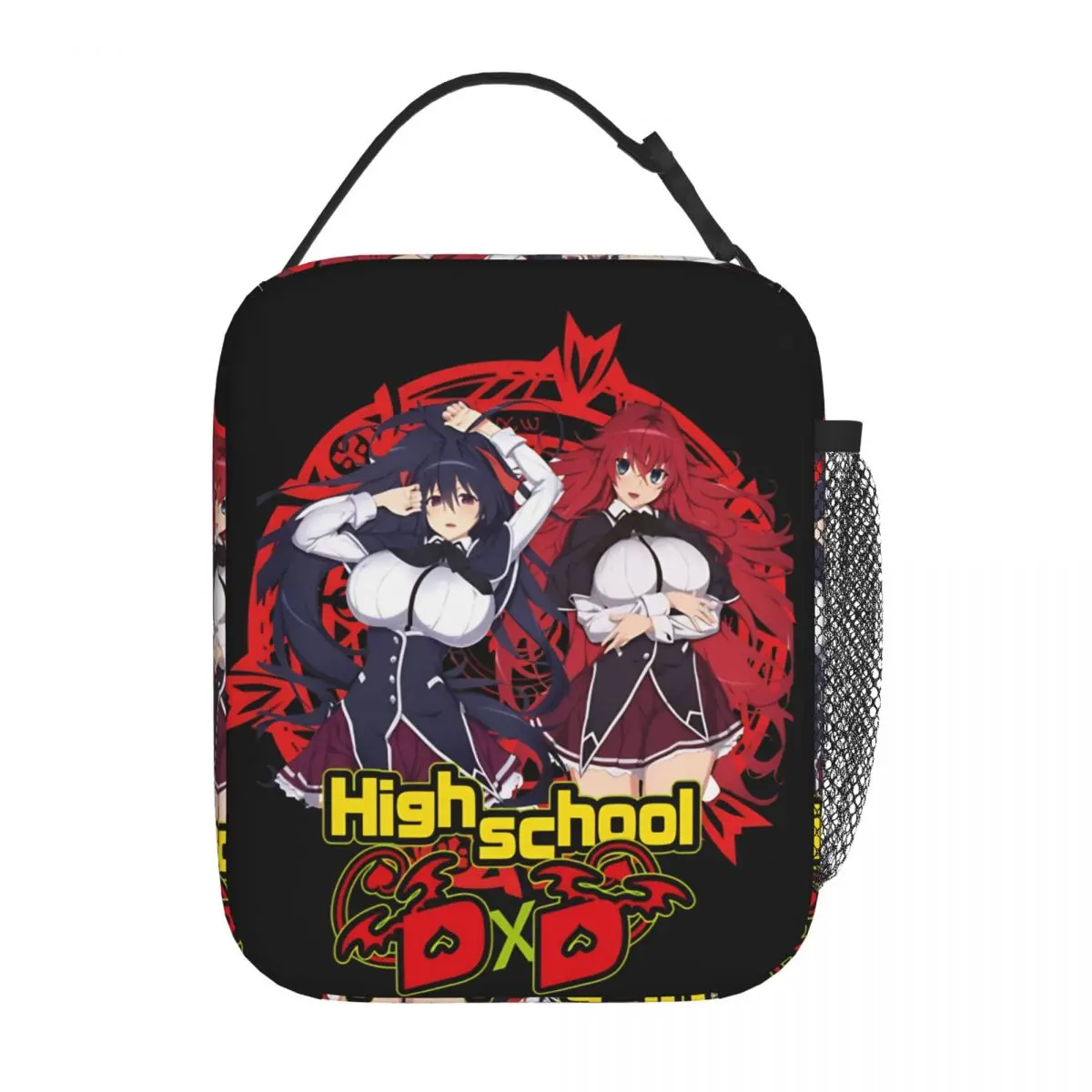 

Rias & Akeno High School DxD Insulated Lunch Bags Thermal Bag Meal Container Rias Gremory High Capacity Tote Lunch Box Food Bag