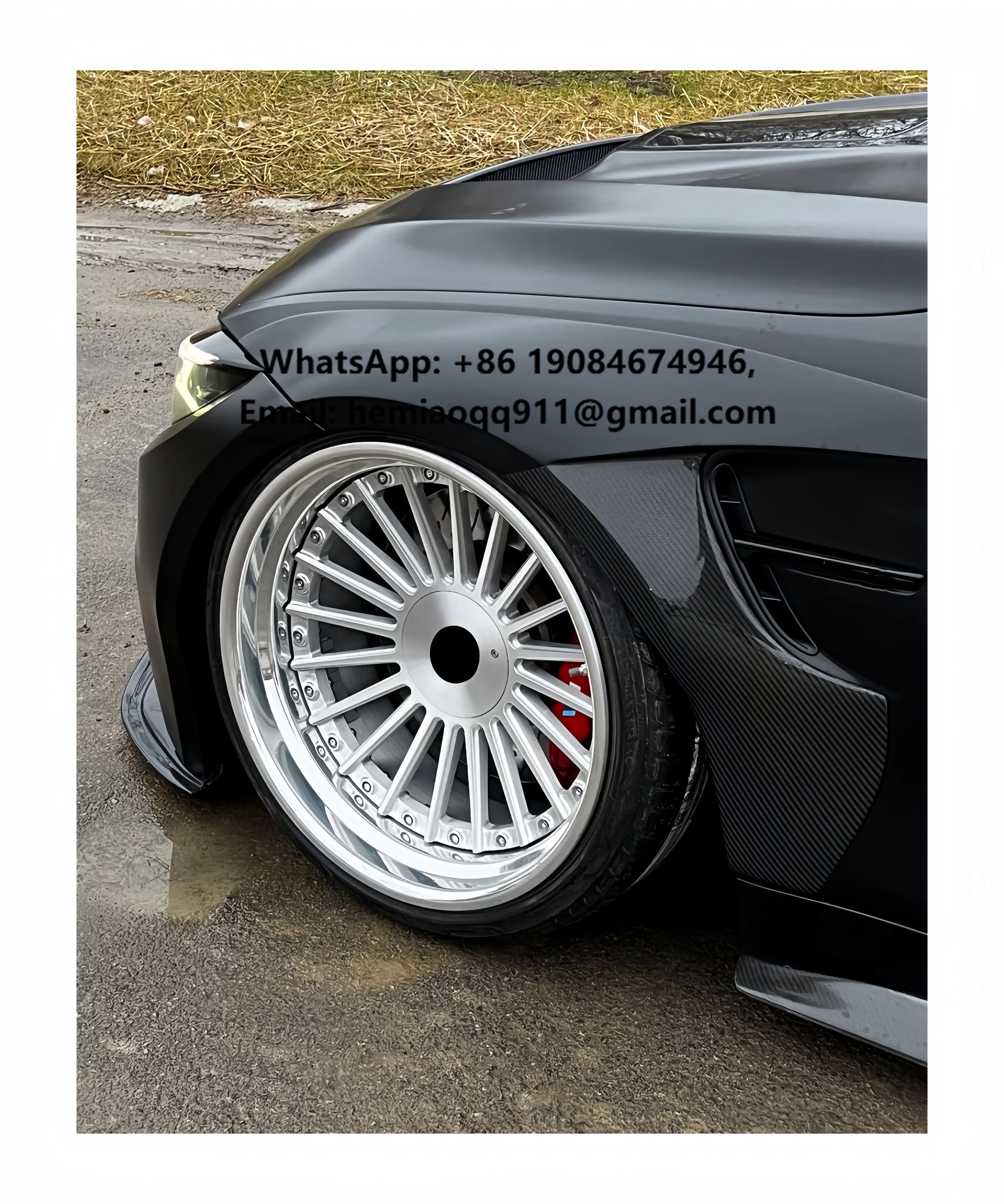 

JUWA for E39 E38 E32 E60 E34 E90 E30 F10 Deep Dish Forged Aluminum Silver Multi Spoke 18-19 Inch Passenger Car Wheels