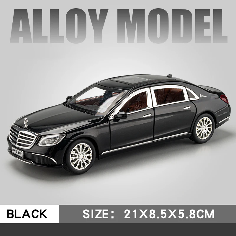 1:24 メルセデス・ベンツ E300l アルミ製モデルカー サウンドライト付き