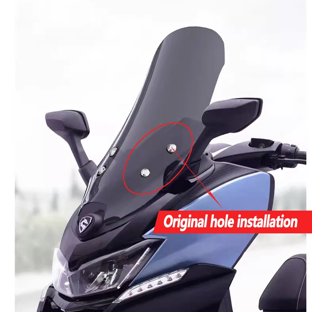 

High quality windshield For CYCLONE RT3 RT3C windshield modification DaelimXQ250 raised front windshield rain shield accessories