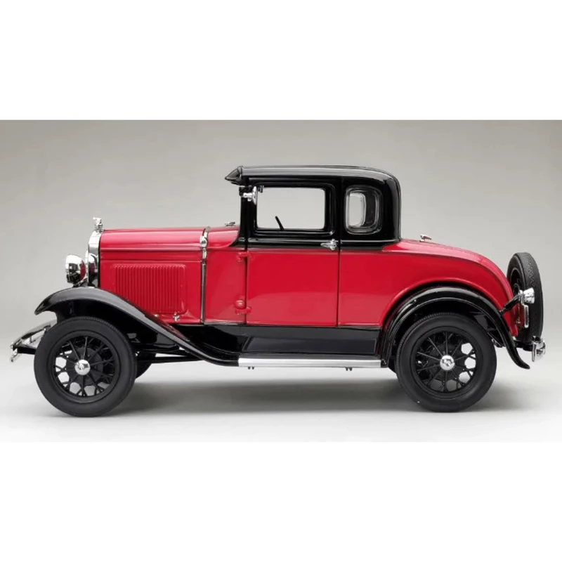 Diecast 1/18 Scale 1931 Ford Model A Coupe Classic Car 6137 Alloy Car Model Collection Souvenir Gift Toys Static Display