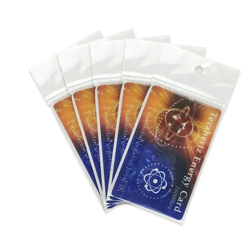 Bio Terahertz Card, Energy Saving Card, FIR Fuel Saver Card para cuidados, Mais recente, personalizado íons Negativos, 16000cc