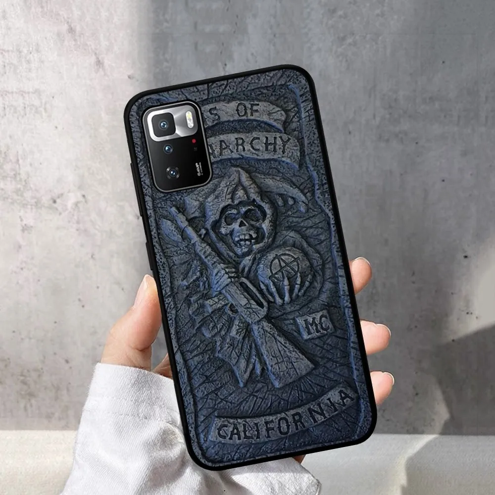 American TV Sons Of Anarchy Phone Case For Redmi Note 4 X 5 A 6 7 8 Pro T 9 Pro 9S 10 Pro 11 Pro 11S 11Epro PocoM3pro