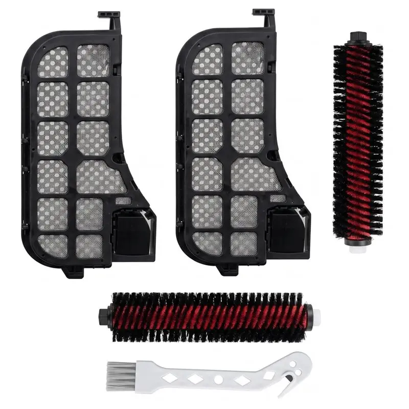 Hot-For Roborock S8 Pro Ultra Ersatz-Wasserfilter und Reinigungsbürsten-Baugruppe für Roboter-Staubsauger, Hauptbürsten, HEPA-Filter