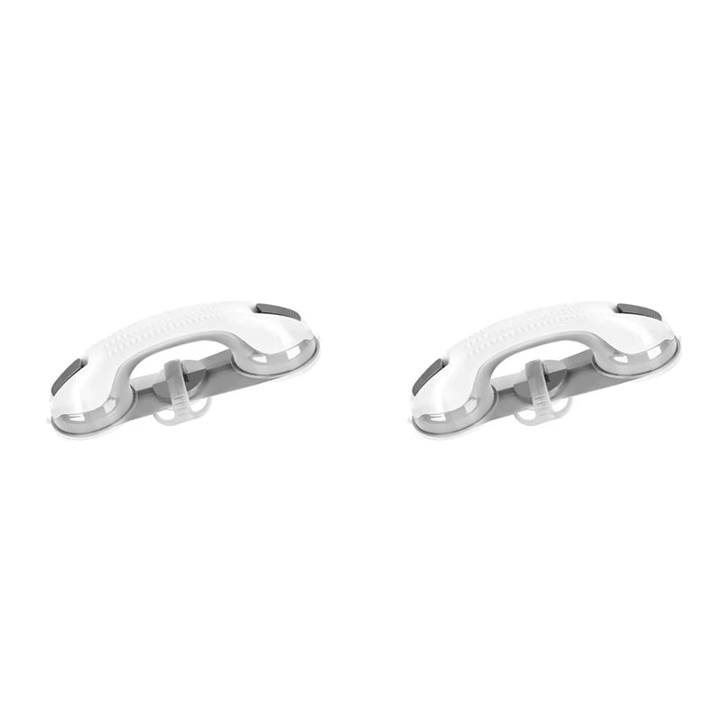T21C 2Pack Grab Bars For Bathtubs And Showers With 3 Suction Cups, Heavy Duty Handle Removable Handrails For Seniors