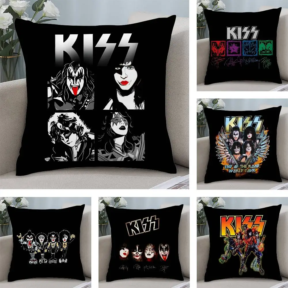 K-KISS наволочка в стиле рок-н-ролл, плюшевая ткань, мягкая наволочка, двусторонняя наволочка с принтом, подарки для дома K-KISS наволочка в стиле рок-н-ролл, плюшевая ткань, мягкая наволочка, двусторонняя наволочка с принтом, подарки для дома
