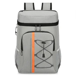 Insulated Cooler Backpack Aluminum Foil Thermal Backpack Picnic Cooler Bag for Outdoor Picnic Bags Camping Supplies New 2024