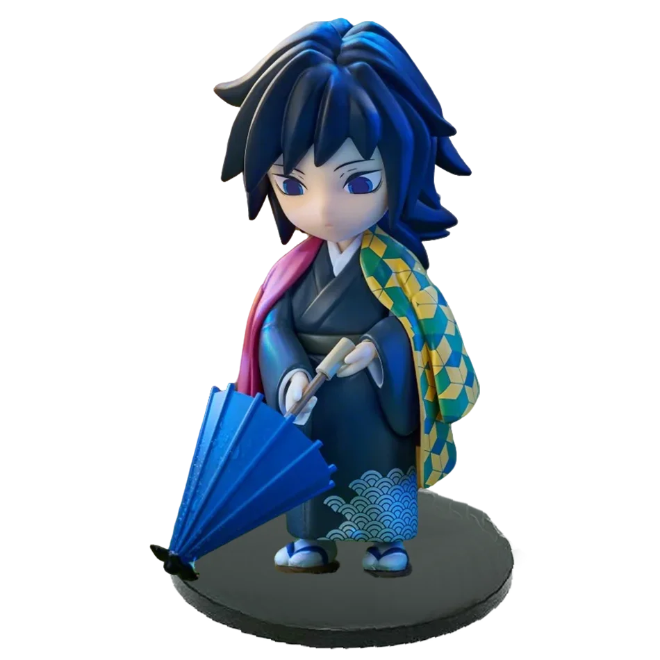 Neue Anime-Figur Demon Slayer Figuren Kimetsu No Yaiba Puppe Plum Rain Serie Blind Box Figurine Krieger Actionfigur Modell Spielzeug