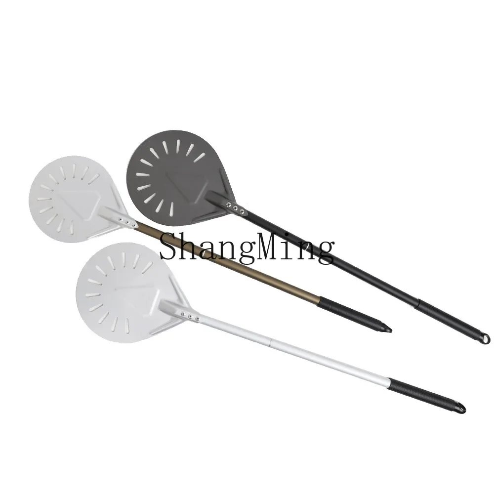 

CLL Punching Round Pizza Shovel Alloy Handle Short Handle Long Handle Universal Pizza Transfer Shovel Flip Shovel