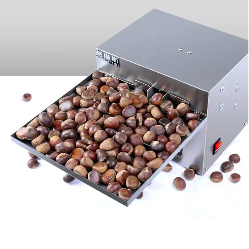 Professionelle mechanische kleine elektrische Kastanienschneidemaschine/Kastanenschälmaschine