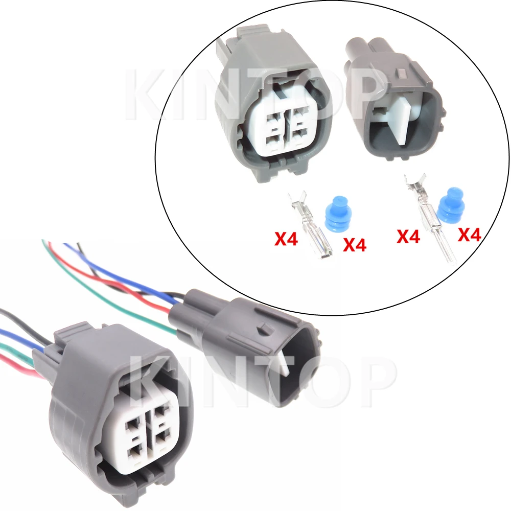 

1 Set 4 Pins Auto Oxygen Sensor Wire Socket Starter For Toyota 1JZ-GTE 2JZ-GTE 6189-0629 90980-11028 6188-0517 90980-11027