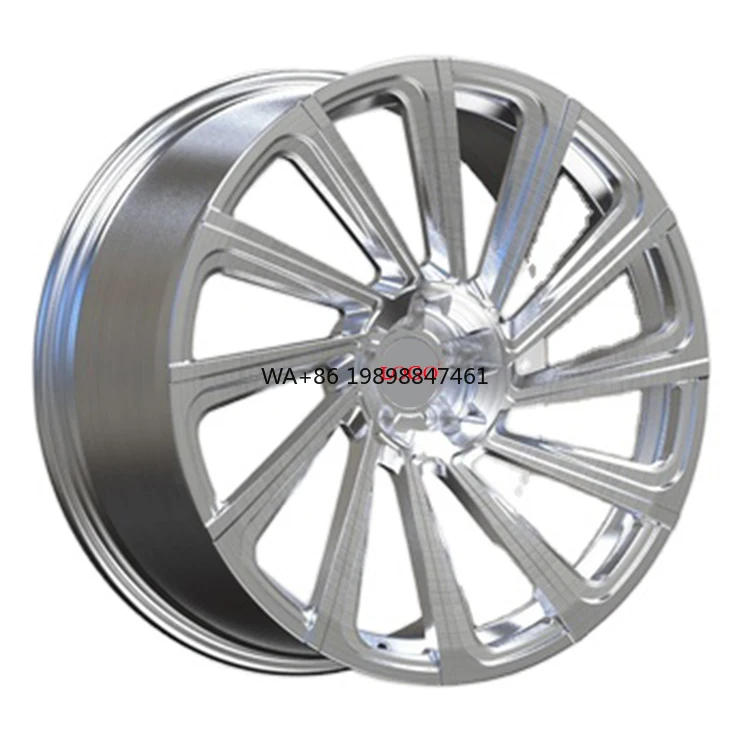 

18-24 Inch Silver Forged Wheels Multi Spokes 18x8.5/19x8.5/20x9/21x9 Aluminium Alloy Rims