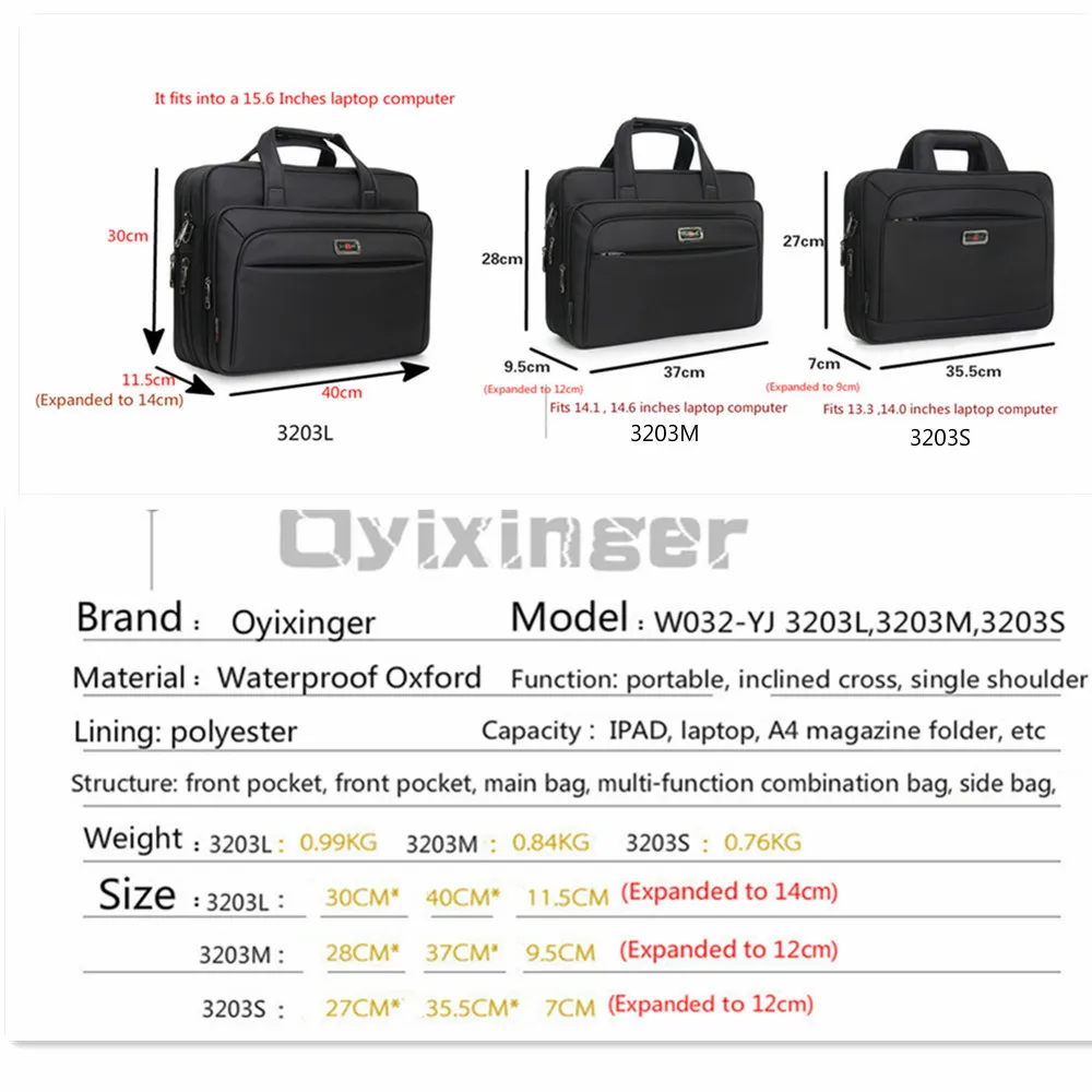 Large Capacity Men Single Shoulder Bag 14\