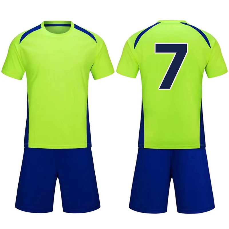 Nuovi kit da calcio per bambini 2 pezzi maniche corte per bambini allenamento giovanile e competizione per bambini maglia da calcio Jearsey Shirt