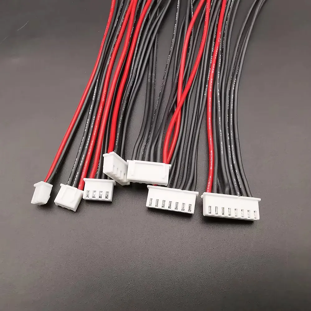 5Pcs JST XH 1S 2S 3S 4S 5S 6S 7S Lipo Battery Balance Charger Cable IMAX B6 Connector Plug 22AWG Silicone Wire 10cm 20cm view 3