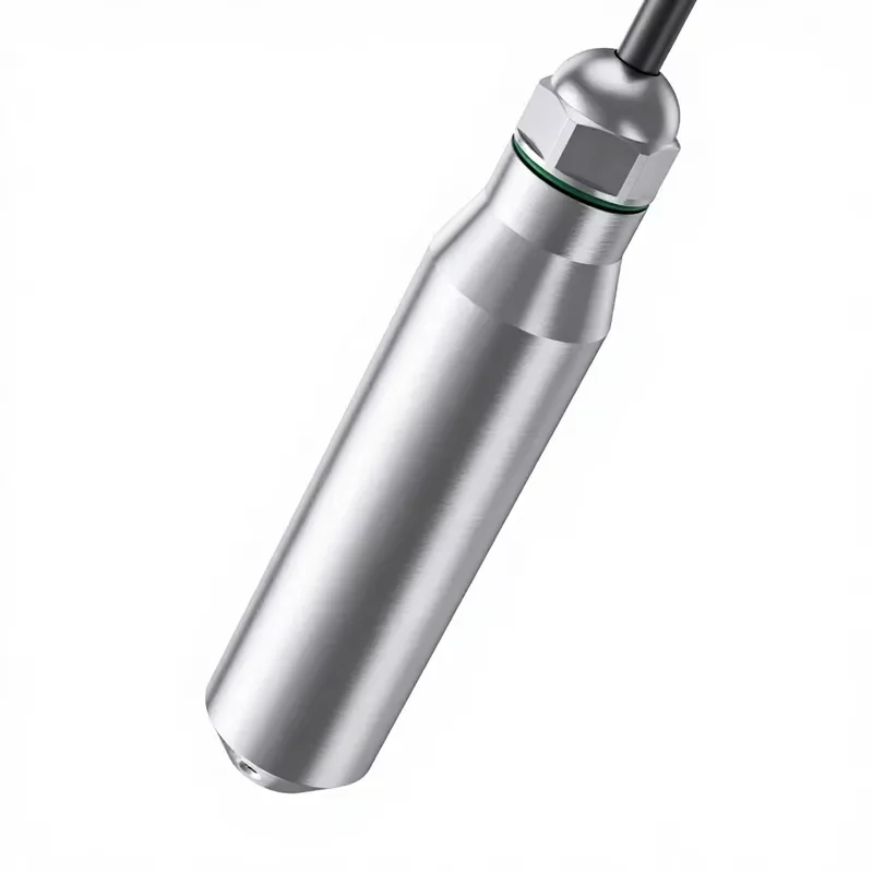 HUATIAN 0-10M Submersible Liquid Level Transducer 1m/2m//4m/5m 4-20mA 0-10V 0-5V RS485 IP68 DC24V 304SS 0.2% Accuracy