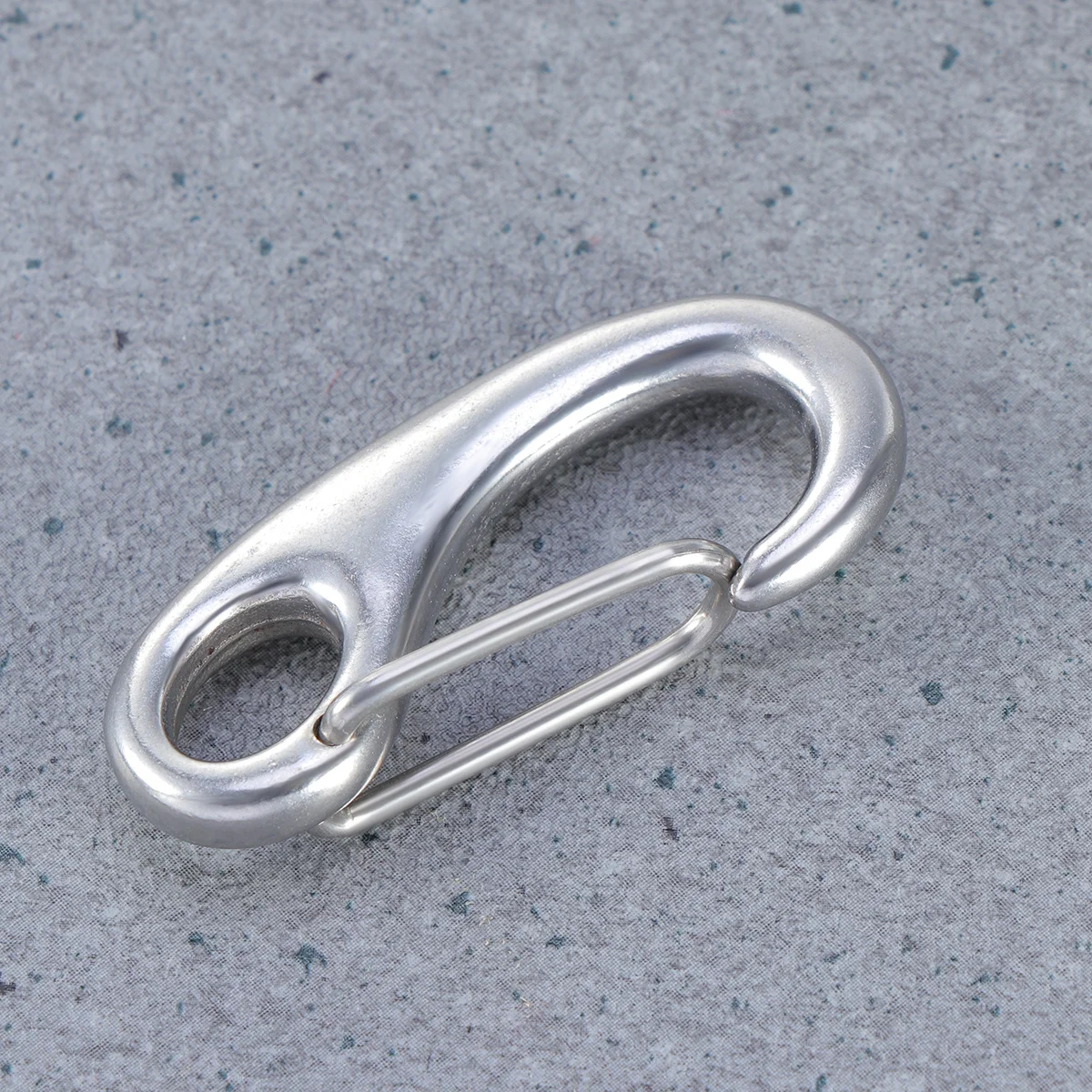 

2Pcs 50mm Stainless Steel Pet Id Tag Clip Durable Swift Transition Easy Secure Removal Dogs Cats Pet Id Tag Clip