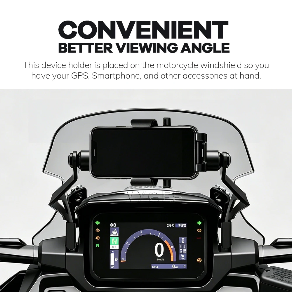 Motorcycle Navigation Bracket GPS Mount Device Carrier SMART PHONE Adapt Holder For HONDA NC750X NC 750 X 2025-