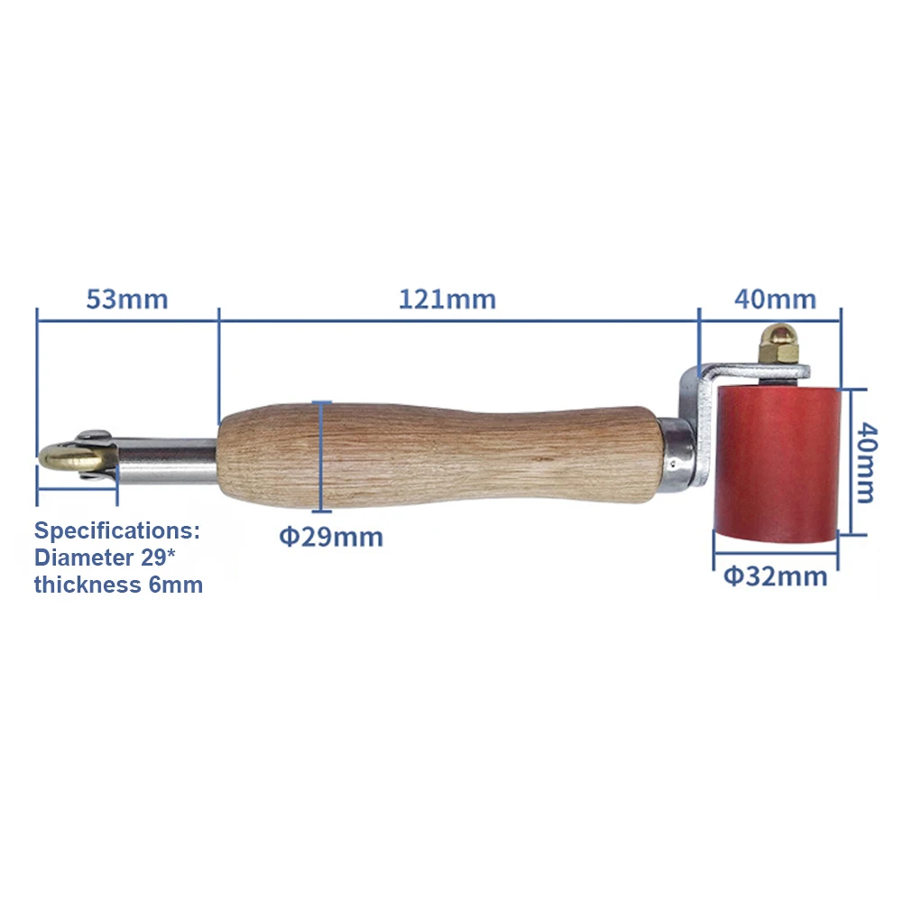 Combo Seam Rollers of 45mm Silicone Seam Roller with 6mm Brass Detail Penny Roller for PVC/TPO/EPDM Single Ply Roofing