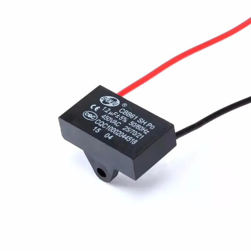 

5PCS CBB61 Fan Starting Capacitor 450V 1/1.2/1.5/1.8/2/2.5/3/3.5/4/4.5-20UF