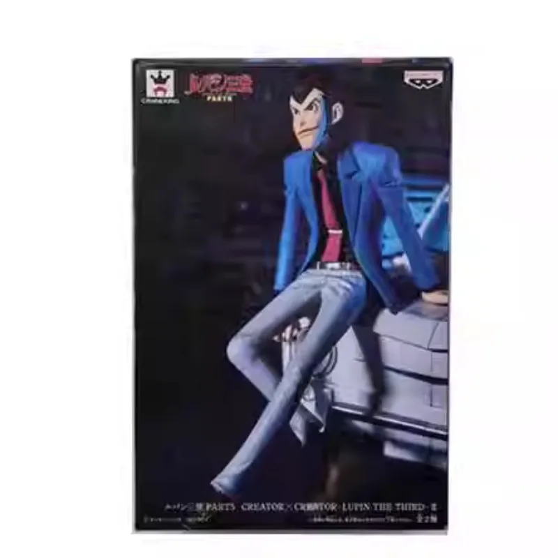 Bandai Original Lupin III Goemon Ishikawa Stylist PART5 Anime Action Figure Desktop Ornaments Cartoon Figures Model