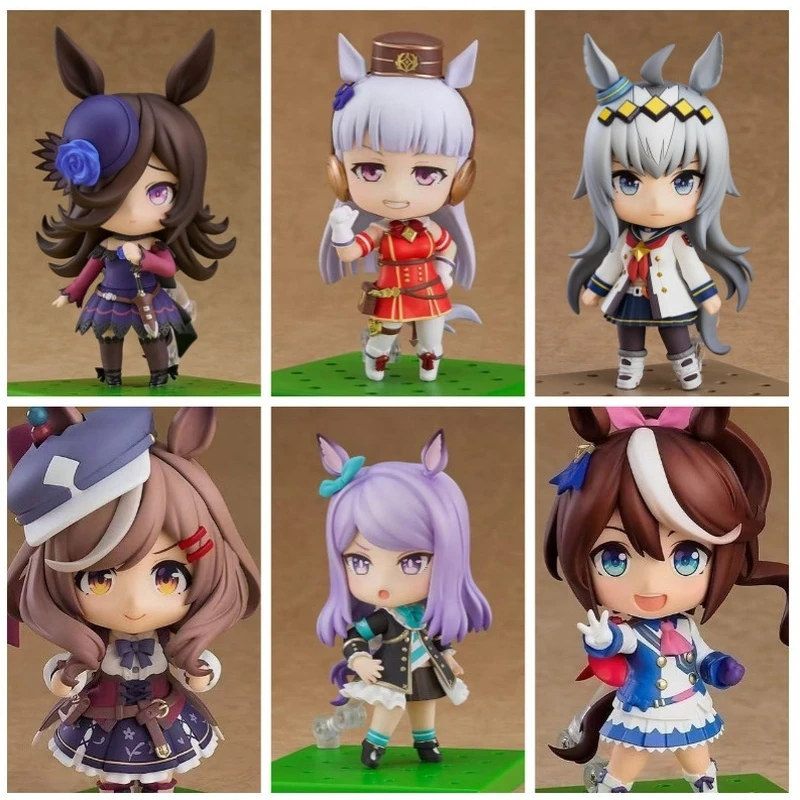 10CM Q-Version Anime Uma Musume Pretty Derby Nendoroid Ko Artikulierte Actionfigur Desktop-Dekoration Ornament Modell Spielzeug Geschenk