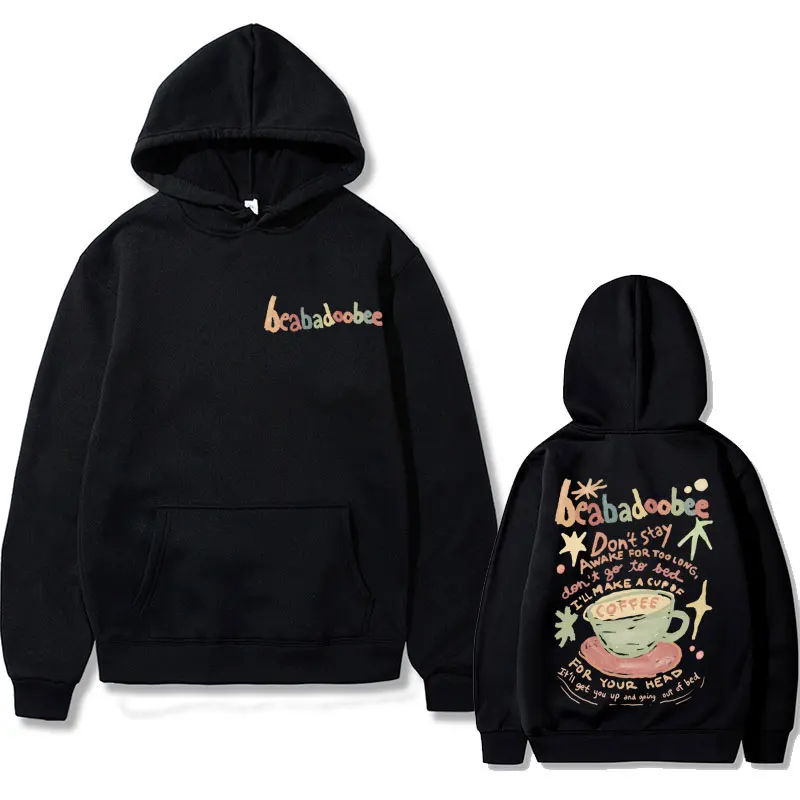 

Beabadoobee Graphic Print Hoodie Men Women Fashion Vintage Oversized Sweatshirt Unisex Casual Fleece Cotton Hoodies Streetwear