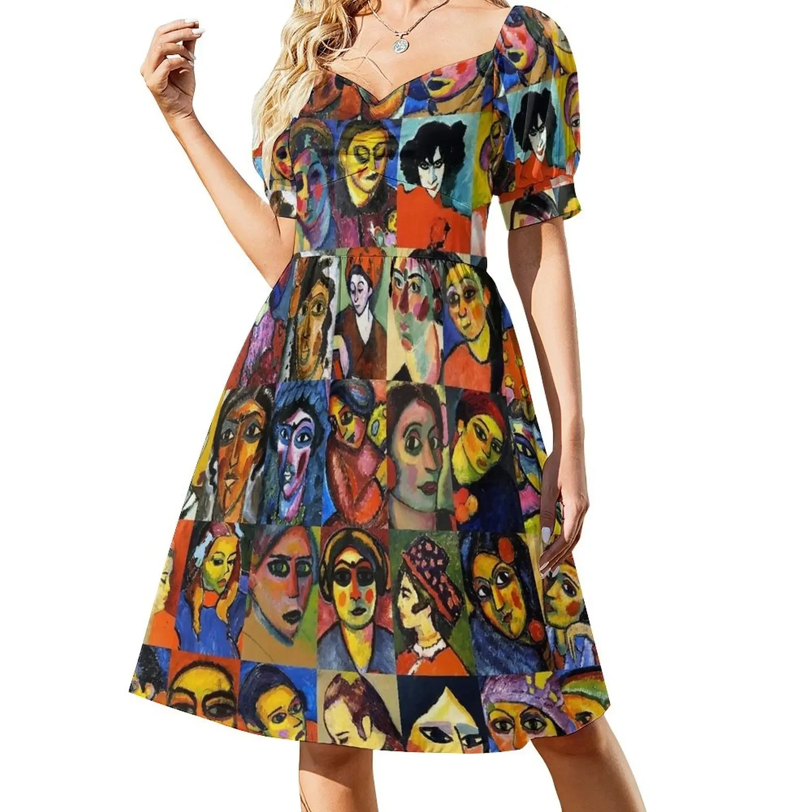 

Jawlensky Faces Dress dress for women summer summer dress daily