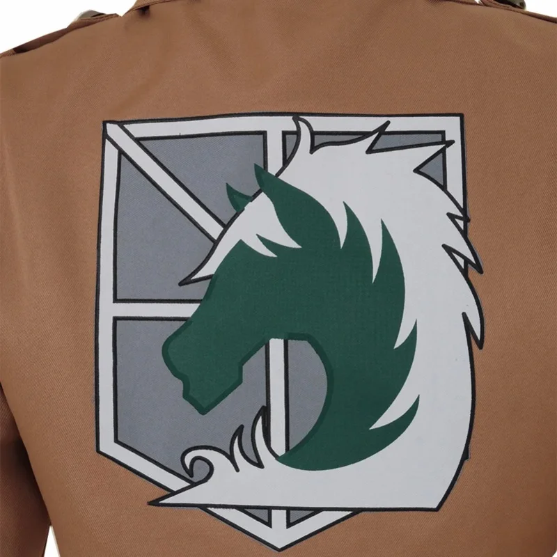 Anime Attack on Titan Jacket AOT Shingeki no Kyojin Military Police Eren Jaeger Cosplay Costume Game Japanese Halloween Carnival