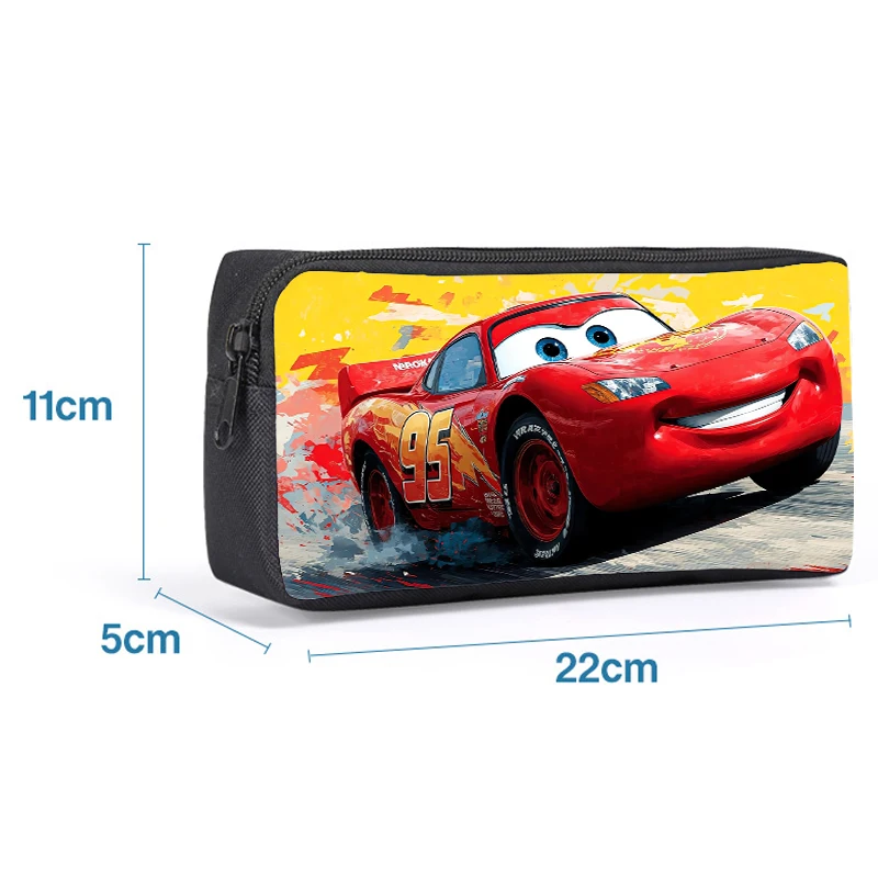 New Car Movie Cute Pencil Case Kawaii Cartoon Character Printed Pencil Cases Kids Stationery School Supplies Birthday Gifts