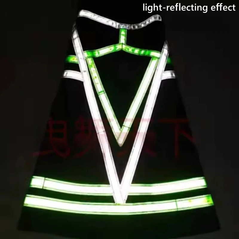 

Брюки для танцев Ghost Step: светящиеся, светоотражающие, с крутым узором, расклешенные, унисекс