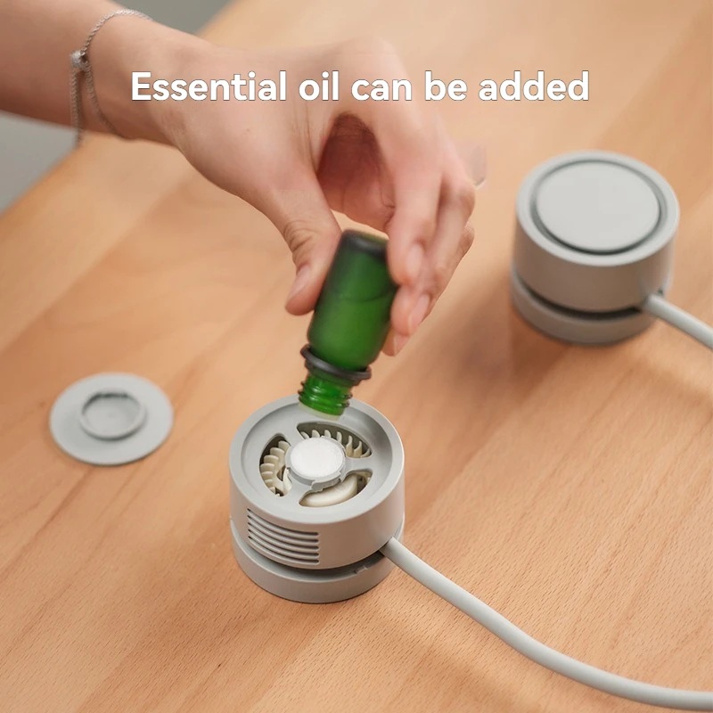 Новый подвесной вентилятор для хранения вещей, уличный безлистный вентилятор для ленивого человека, USB, большой ветер, портативный ароматизатор, подвесной вентилятор на шею