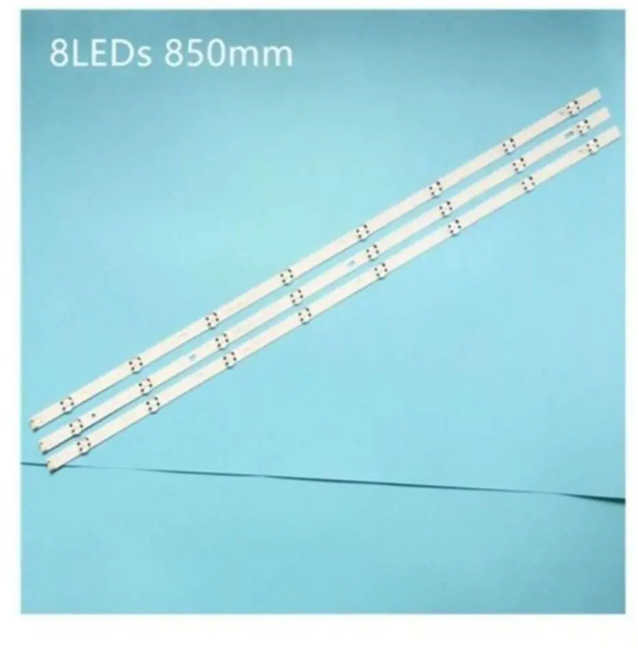 3 pcs./pc. LED strip lighting for LG 43UF6407 43LH604V 43UH610V 43UH603V 43UH610A 43UH6030 43LH5700 43LH60_FHD_A Type