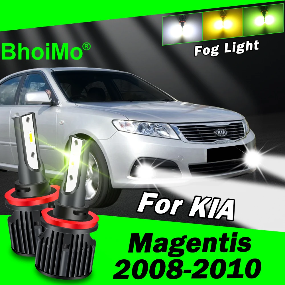 

BhoiMo For KIA Magentis Front Fog Light Lamp 2008 2009 2010 Led Bulbs