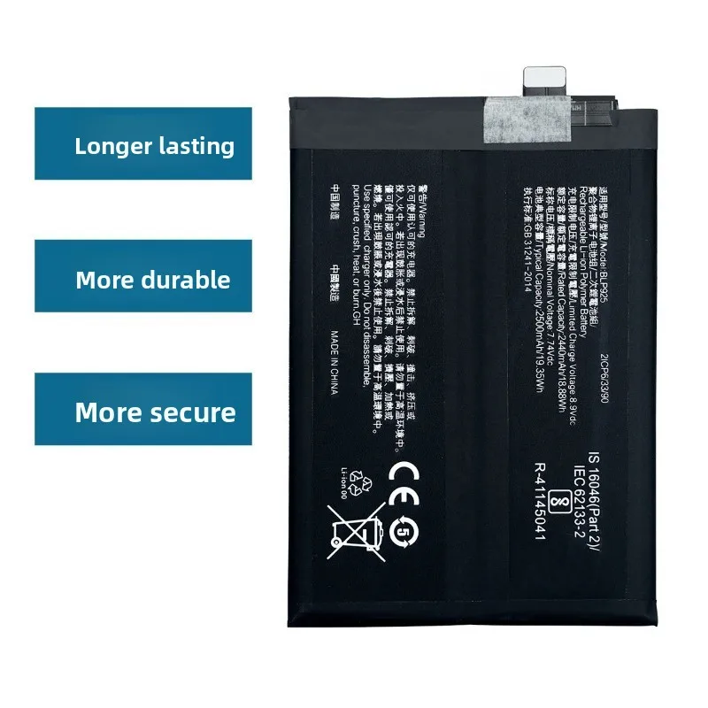 BLP925 for OPPO 1 + K10 Pro/1 + 10R/1 + ACE Phone Battery High Quality High Capacity Replacement Bateria Grade A Cell with Tools