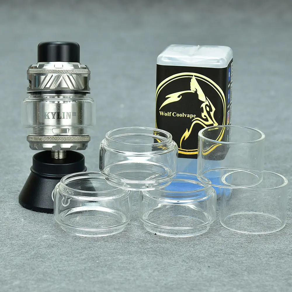 Tubo de vidro coolvape golfe para kylin v3 rta