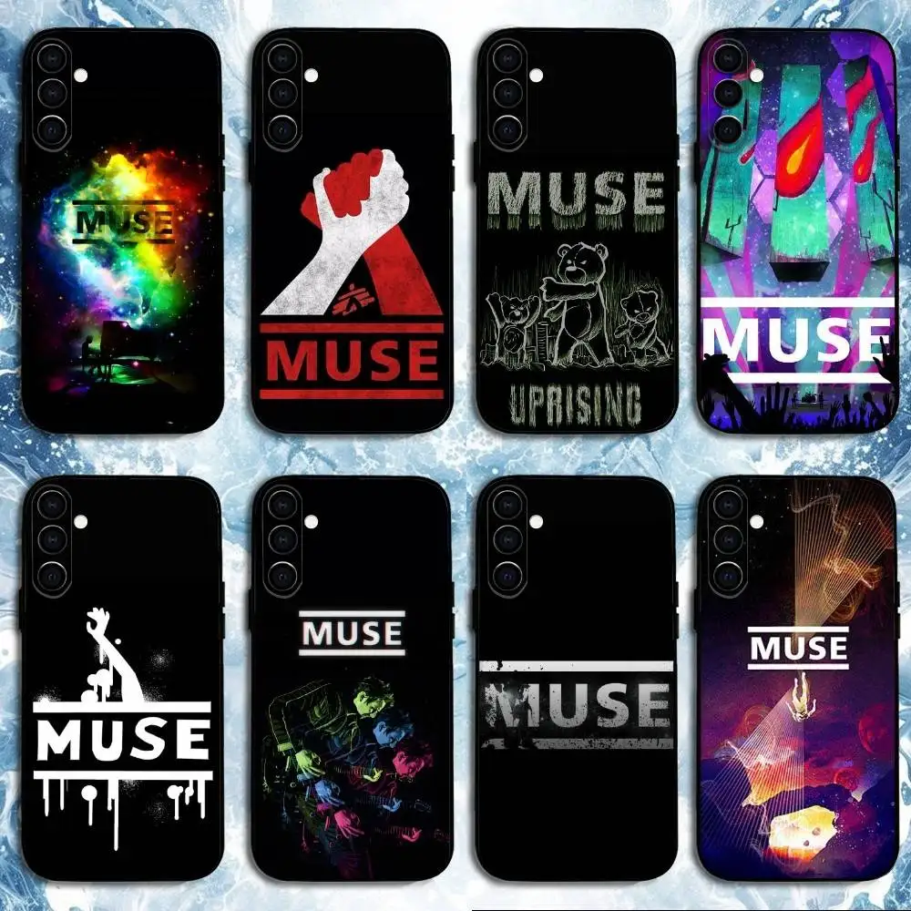 

Band M-MUSE Phone Case For Samsung Galaxy A73,A72,A71,A70,A53,A52,A51,Others Soft Black Shell