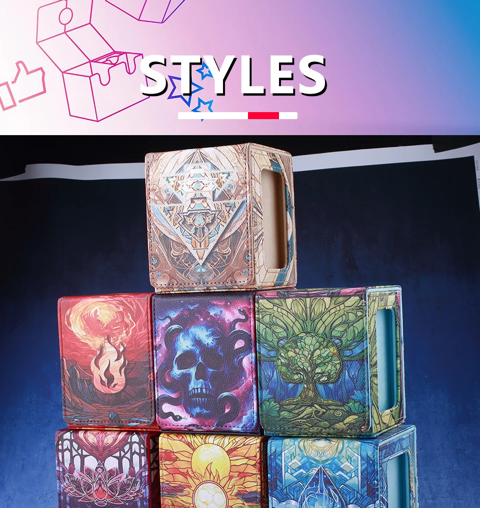 TCG Deckbox mit 100+ Kartenkapazitäten – Drachen-Design, langlebige und kostengünstige Aufbewahrung für TCG-Karten, ideal für YGO PTCG Magic Gifts – Detail 7