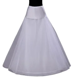 Uma Anágua De Noiva De Tule De Linha, Underskirt Do Vestido De Noiva, Crinolinas para Vestido