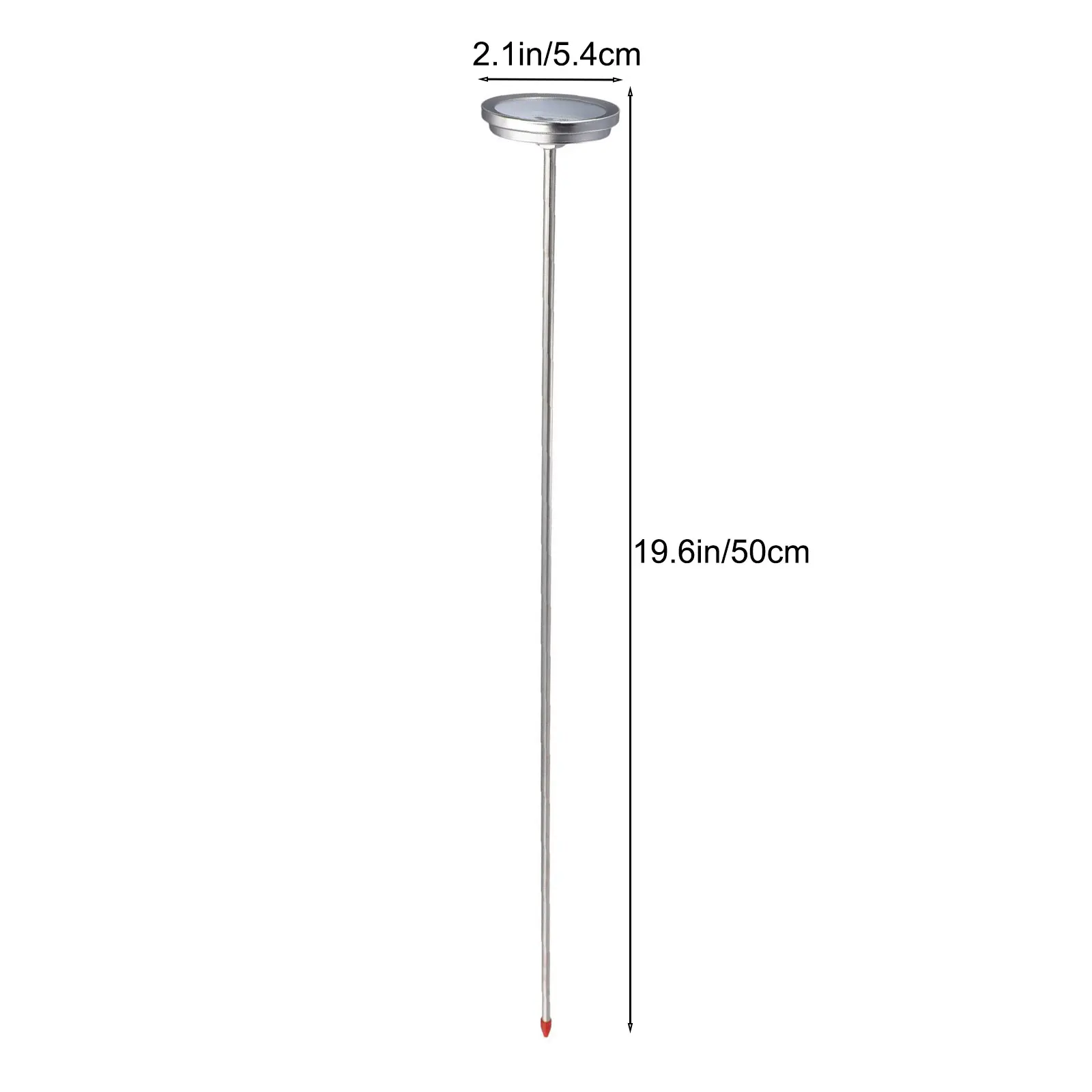 Temperature Range 40°F - 180°F/10°C - 76°C Soil Thermometer Temperature Monitor Thermometer 304 Stainless Steel