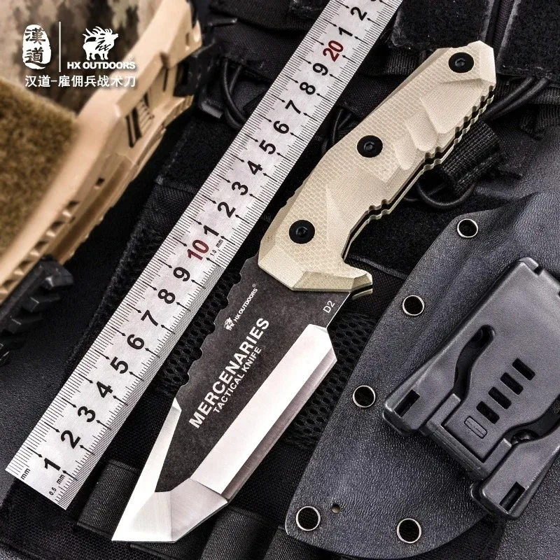 HX OUTDOORS Hunting Knife Outdoor Pocket Knife Survival Gadgets Sharp Blades Camping Hand Tools