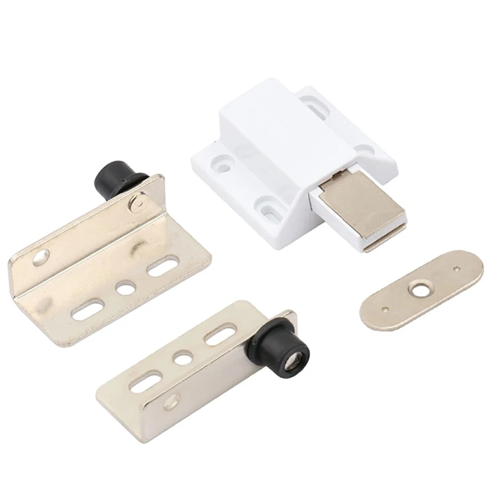 Set of 2 Metal Pivot Door Hinges with Concealed Shaft and Bushing Suitable for Cabinet and Wooden Door Installation