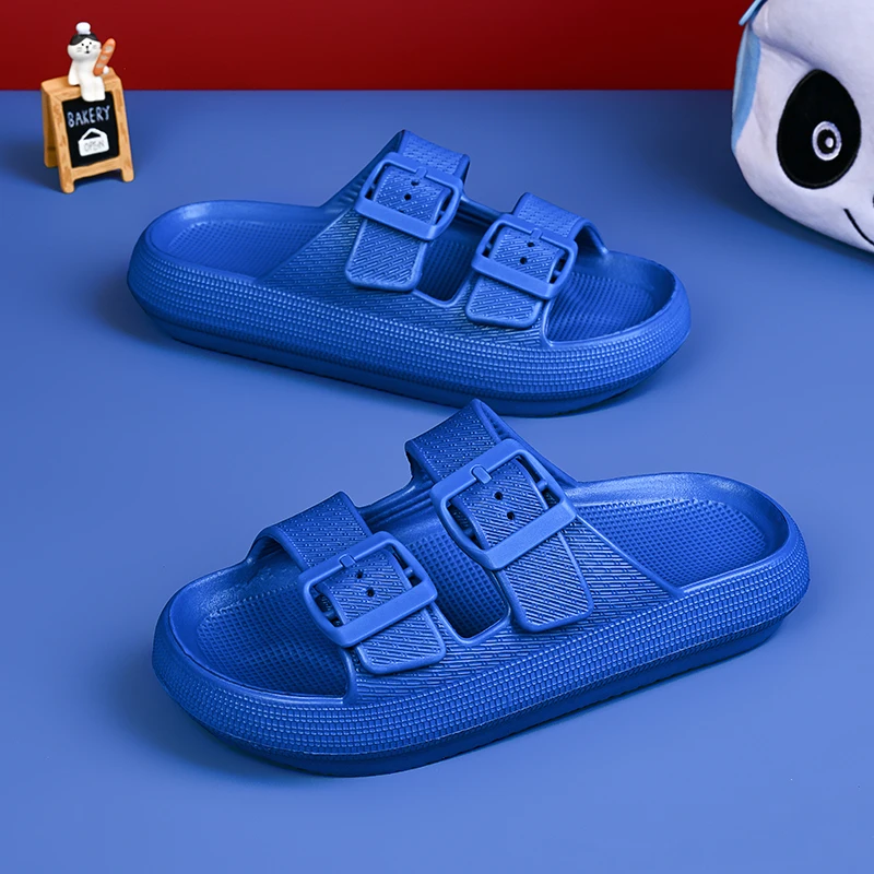 Summer Antiskid Boys Girls Slippers Casual Non-slip Beach Sandals Kids Shoe Children Sandals Summer Boys EVA Buckle Kid Slippers