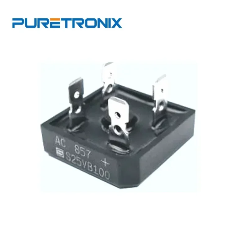 S15VB100 S35VB100 S25VB100 S50VB100 High Current แก้ว Passivated Single-Phase Bridge Rectifier