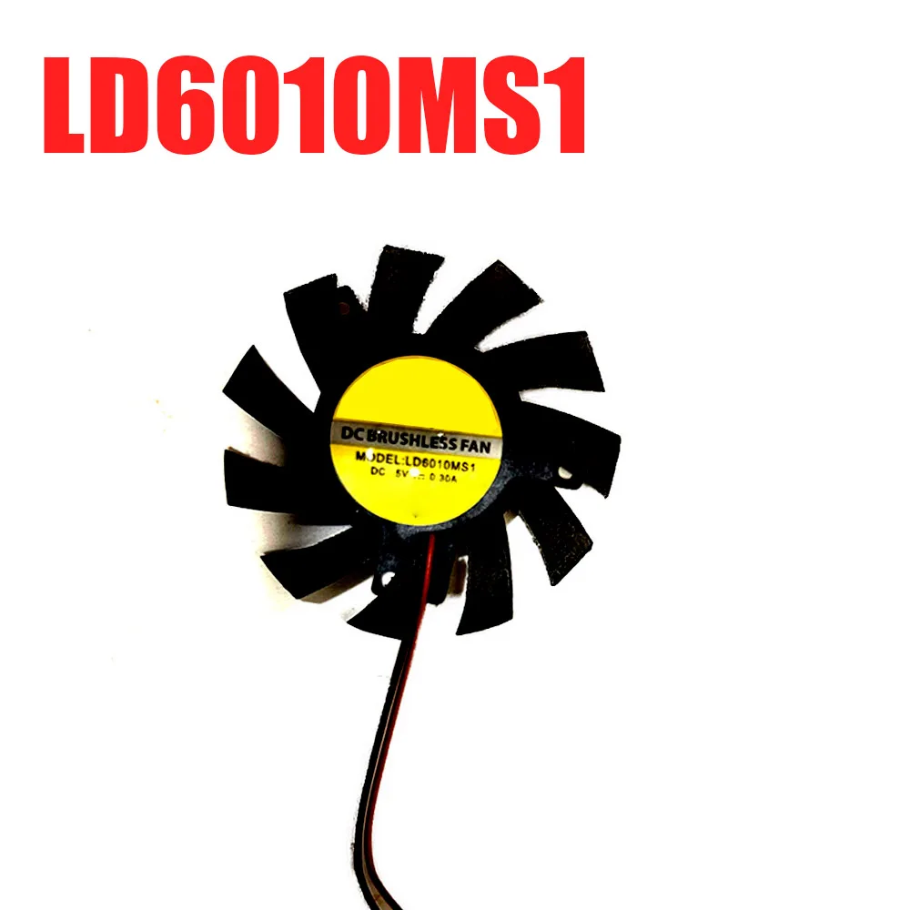 Mini PC CPU Fan LD6010MS1 DC5V 0.30A 2Pin 2lines