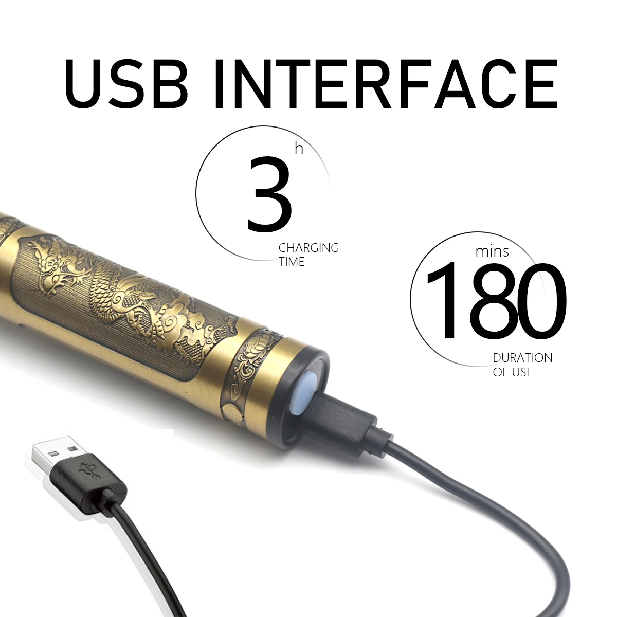 Professional T9 Hair Trimmer Machine - USB Rechargeable Long Battery LifeHair Cutting Machine Professional Hair Clipper for Men image 3