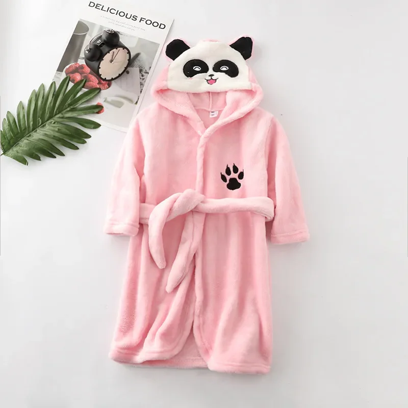ladies panda dressing gown Panda Onesie, Panda Pajamas, Pajamas Sets for Couples, Flannel B / L main image 1