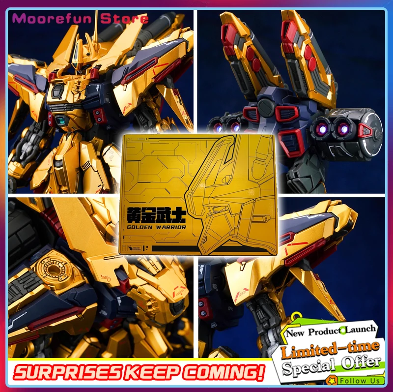 

【In Stock】Shenma Model GOLDEN WARRIOR Assemble Movable Model Toys With Alloy Skeleton FULL ARMOR HYAKUSHIKI-KAI